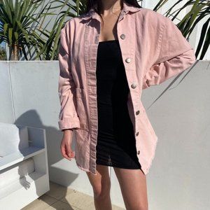 ASOS Long Pink Jacket